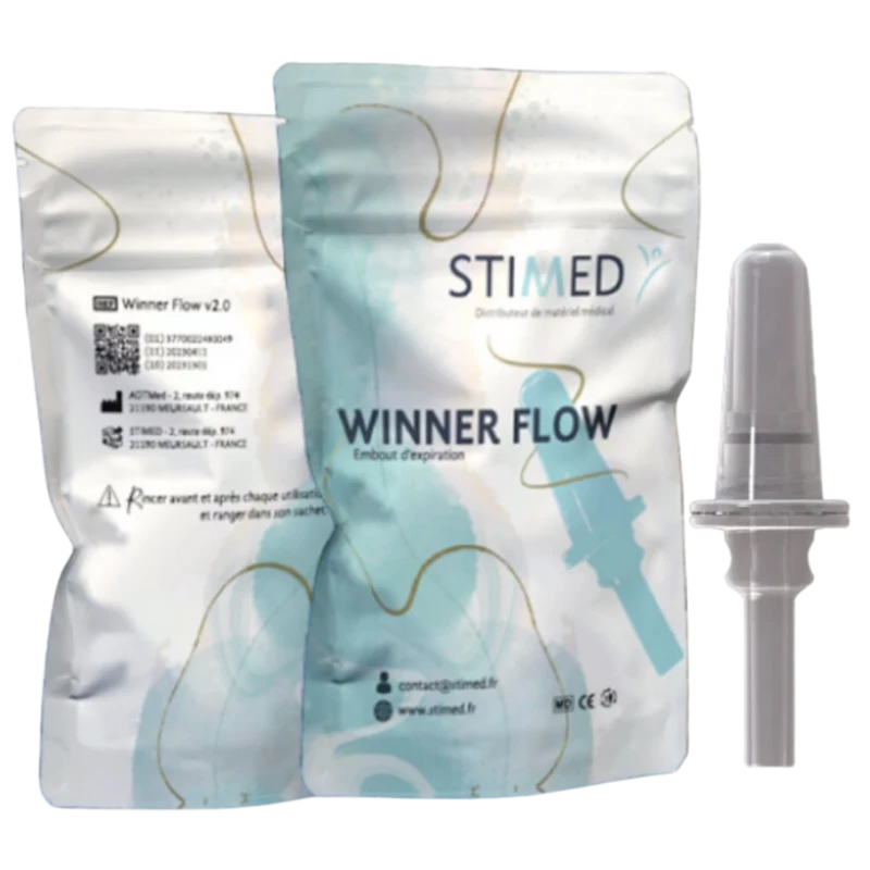 Winner Flow dispozitiv pentru Reabilitarea Musculaturii Abdominale prin Exerciții Respiratorii